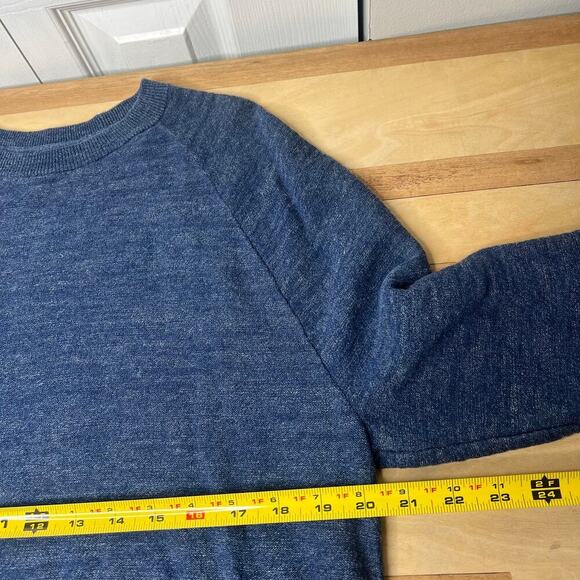Men's Old Navy Long Sleeve Sweater Shirt Blue Size Large Casual Capsule Wardrobe - Picture 7 of 7